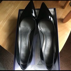 Stuart weitzman elegant classy shoes shiny leather